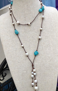 Turqs & Pearls Necklace